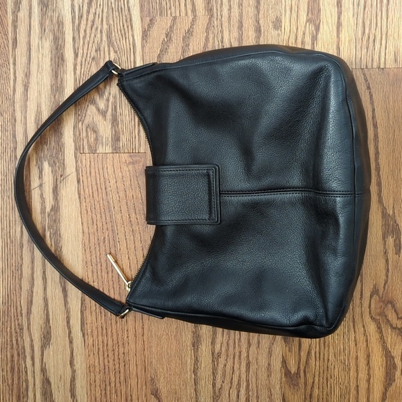 TALBOTS Quilted Greenwich Tartan Plaid & Leather Hobo Bag - Picture 10 of 10